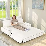 Lyngins 73.2 Inch Queen Size Sleeper Sofa Bed, 3 in