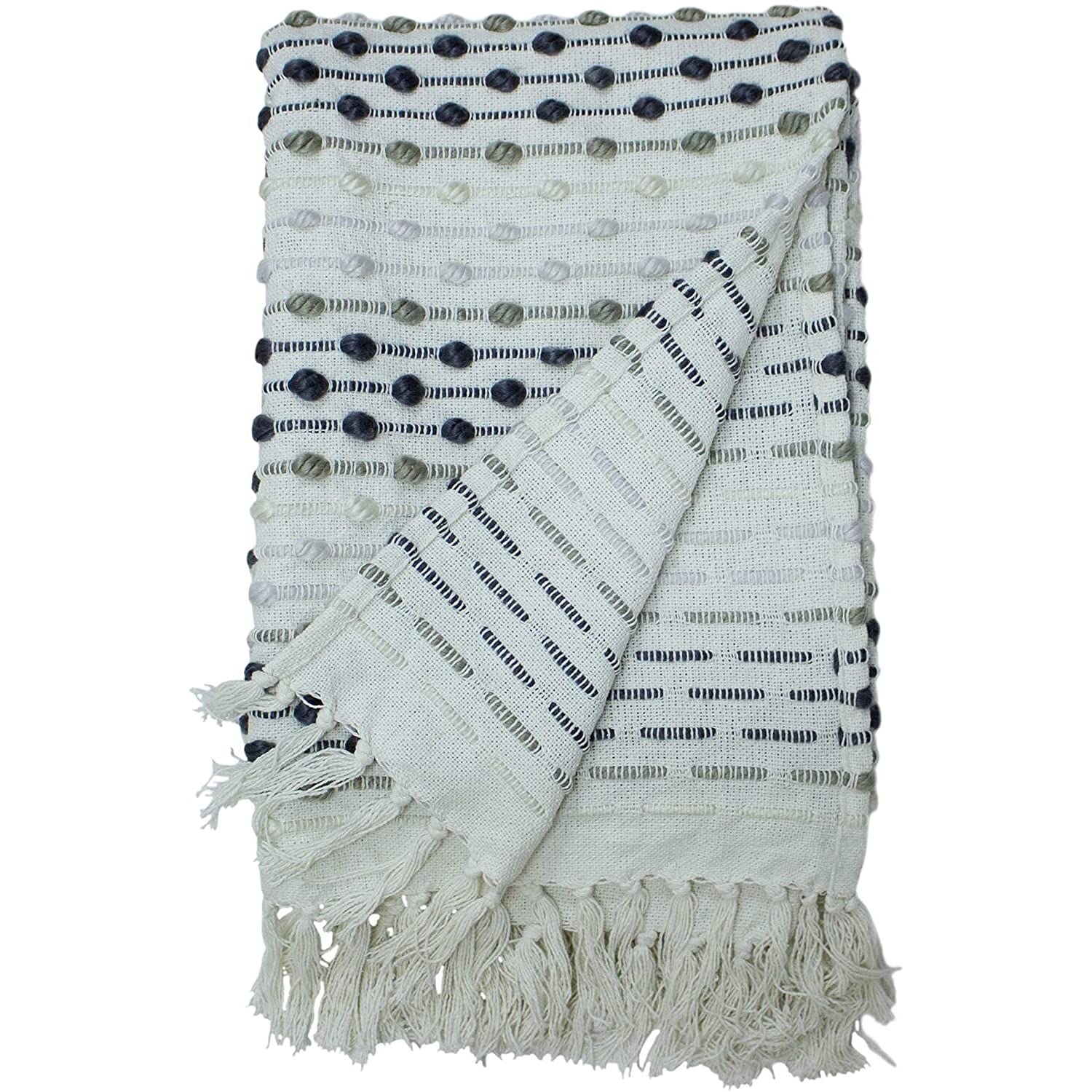 Furn Dhadit Throw, Grey, 130 x 180cm