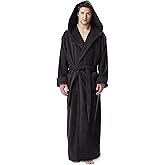 Arus Men's Hood'n Full Ankle Length Hooded Turkish Cotton Bathrobe