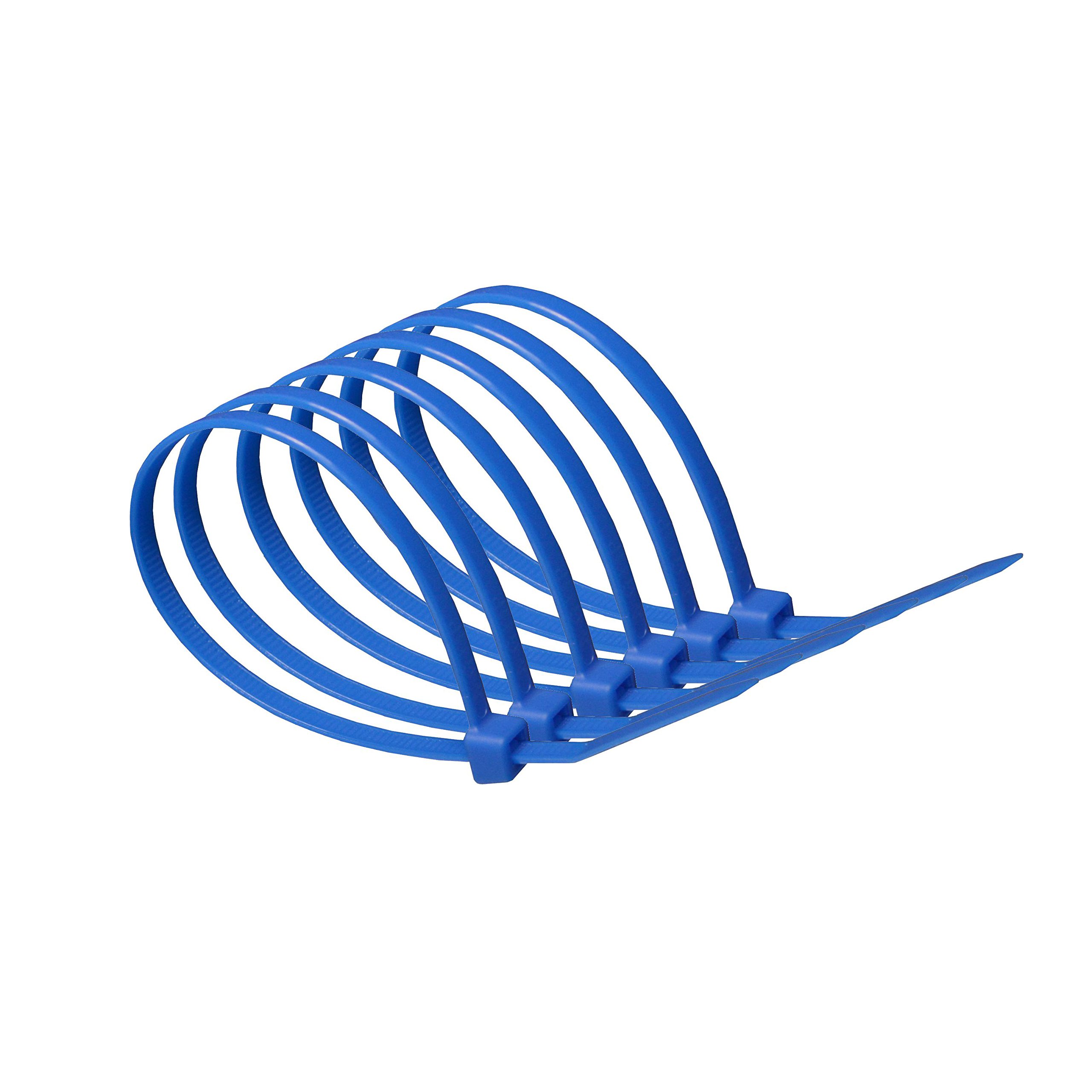 100mm x 2.5mm Blue Cable Ties (Pack of 10)