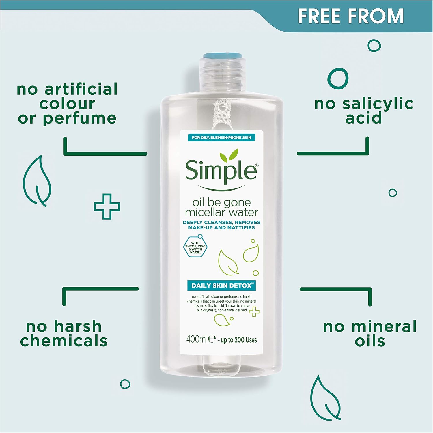 simple oil be gone micellar water