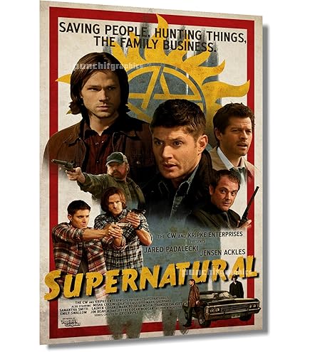Amazon.com: Supernatural - Group Wall Poster, 19L