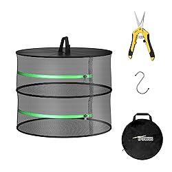 iPower Herb Drying Rack Zippered 2 Layer