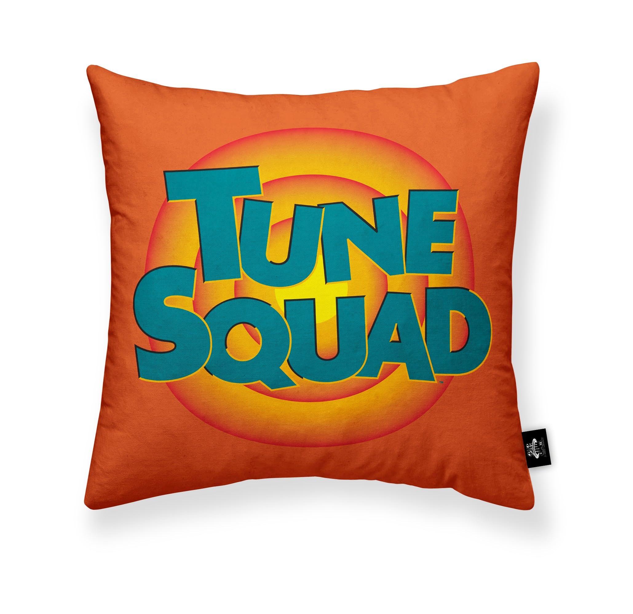 BELUM | Cushion Cover 100% Cotton Tune Squad B 45 x 45 cm, Soft Cushion Cover, Various Sizes, Cushion Cover Multicoloured