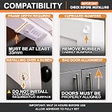 BeeGo 6 Pack Magnetic Child Safety Locks with Key – No Drill, 3M Tape view 7