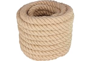 DEDU 1.25" X 50' Treated Manila Rope Boat Docks Tree Farm Dock Deck