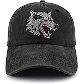 Animal Hat for Women Men, Funny Adjustable Embroidered Wild Animals Baseball Cap
