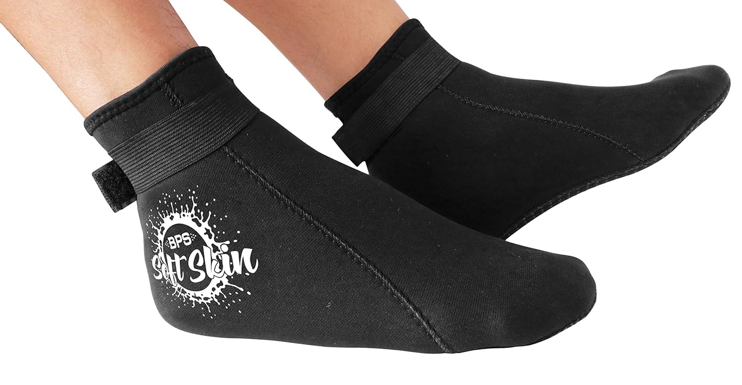 BPS Low Cut Soft Skin Water Socks or High Cut Storm Water Socks Sand