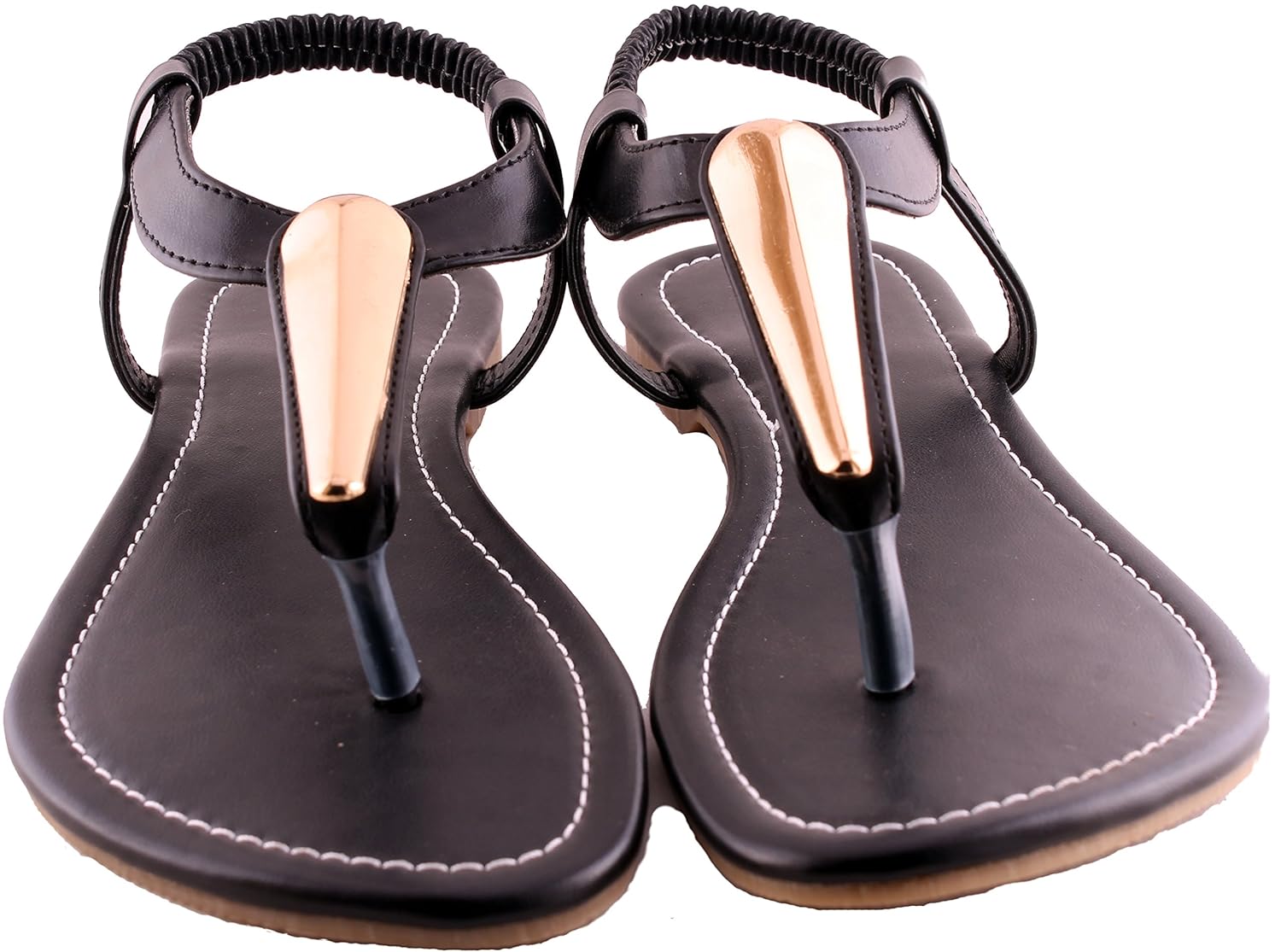 karat gold women's tan faux fur sandal - 3