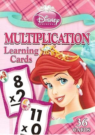 Disney Princess Multiplication Learning/Flash Cards (Lite Pink Box)