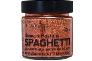 A Spice Affair’s Spaghetti Nonna’s Seasoning | Italian All-Purpose Pasta & Sauce Spice Blend | Giftable, No MSG, Non-GMO, Fil