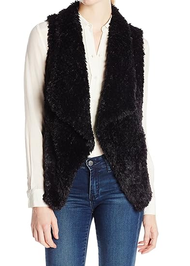 calvin klein faux fur vest
