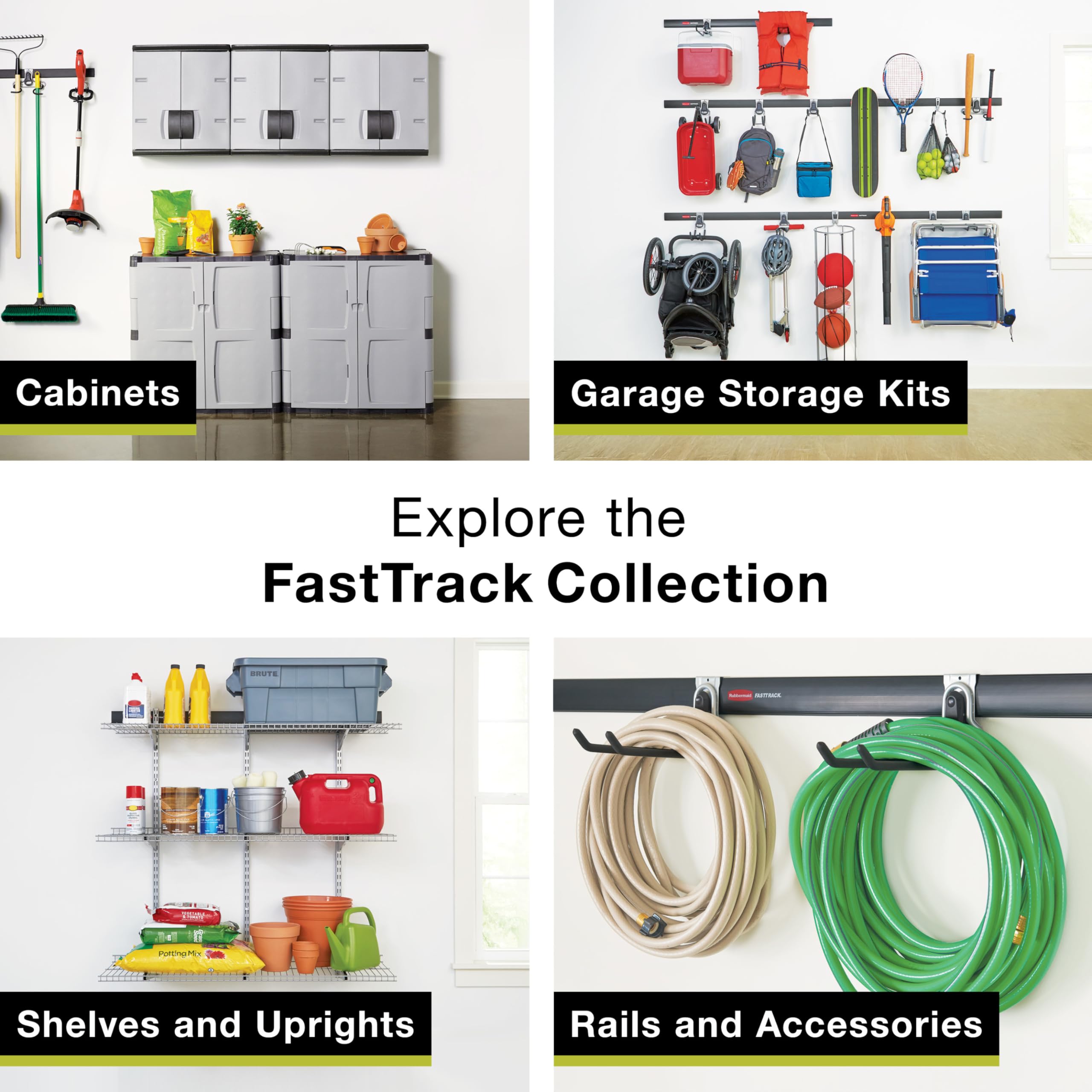 Rubbermaid Freestanding Storage Cabinet with Doors 18