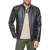 DOCKERS Men's The Dylan Faux Leather Racer Jacket