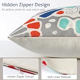 Weldomcor Waterproof 18x18 Cushion Covers Set of 4 Boho Outdoor Pillow Cases view 7