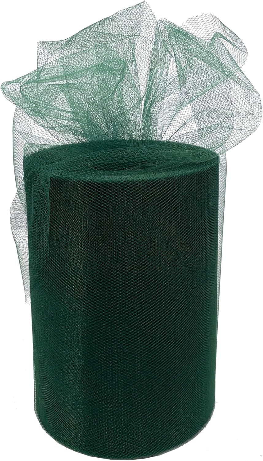 Bows & Ribbons - Hunter Green Tulle Fall Decor - 6