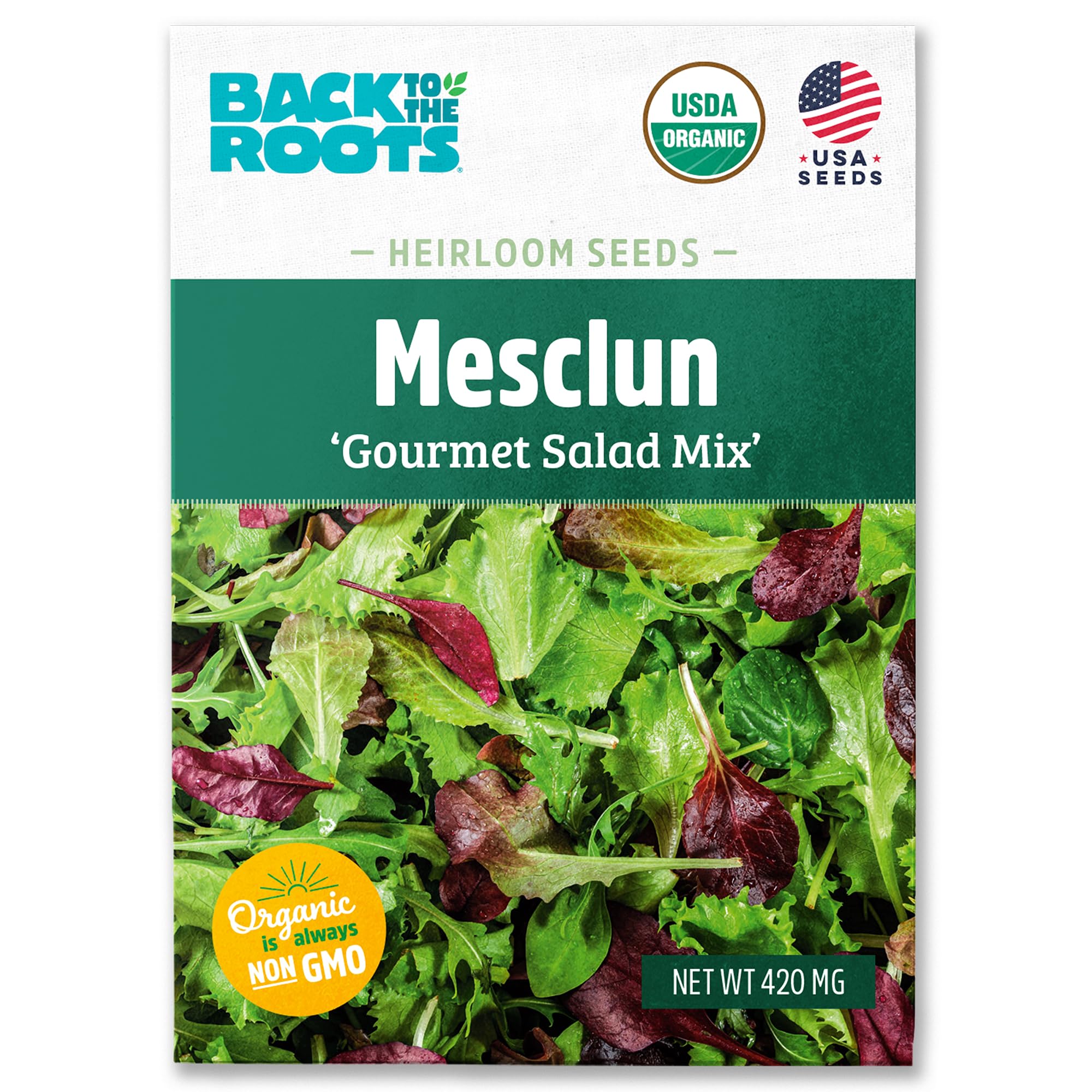 Back to the Roots 100% Organic Seed Packet