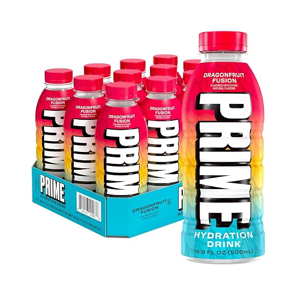 PRIME HYDRATION DRAGONFRUIT FUSION, SPORTS DRINK WITH COCONUT...