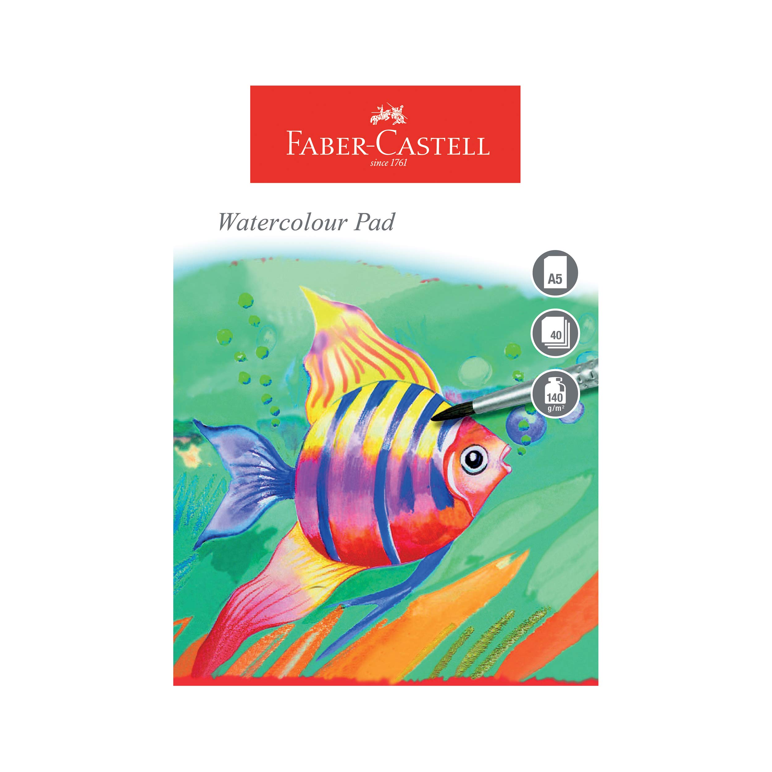 Faber-Castell WD835212 A5 140 GSM Watercolour Pad