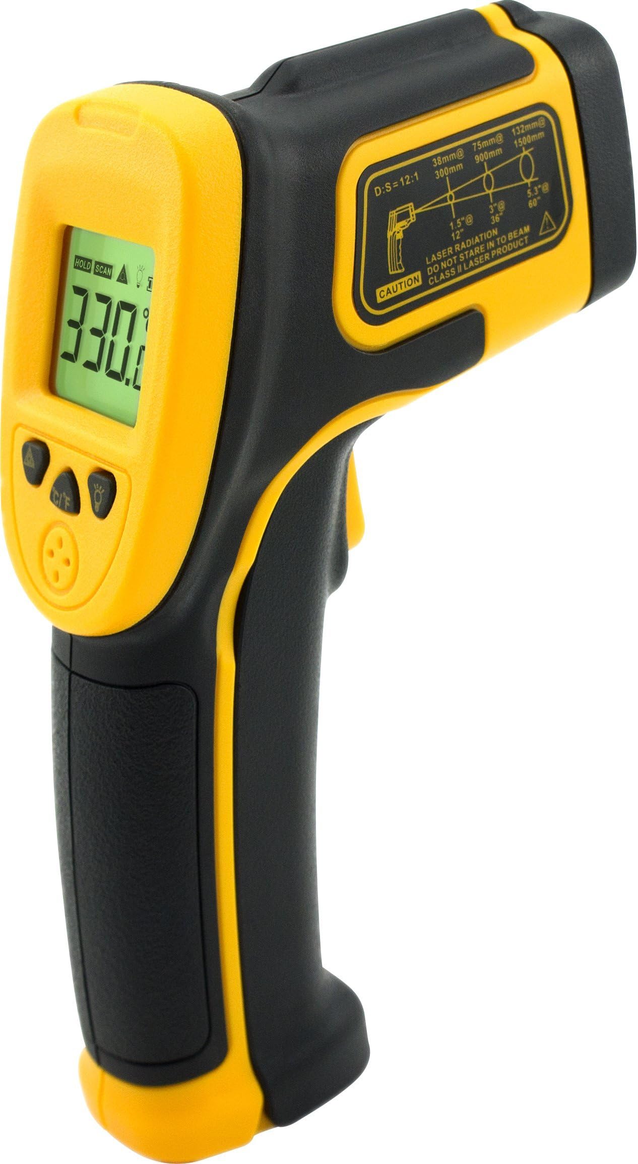 Smart Sensor AS330 -32~330C 12:1 Digital Infrared thermometer Non-contact temperature meter measuring gun Aquarium thermometer