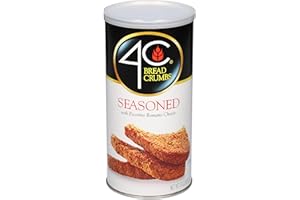 4C Premium Bread Crumbs, Seasoned with Pecorino Romano Cheese 1 Pack, Flavorful Crispy Crunchy, Value Pack