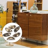 Yibaijia 16 Pcs Shell Cup Handles Bronze Vintage Cabinet Pulls view 4