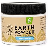 REDMOND Earthpowder, All Natural Tooth and Gum Powder Bentonite Clay (Peppermint)