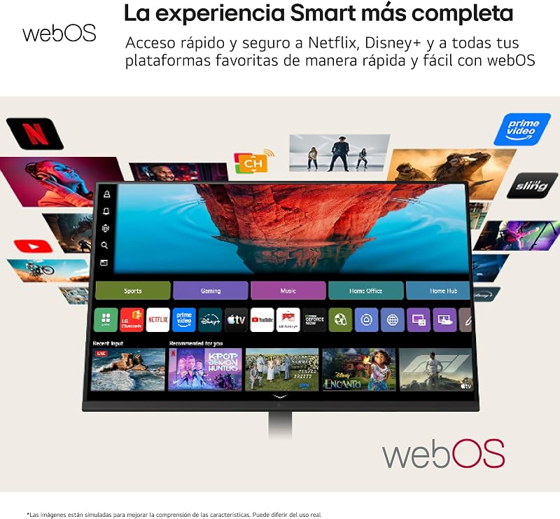 Smart Monitor 32U701SB-B - A - 16:9, VA, UHD (3840 x 2160), Negro