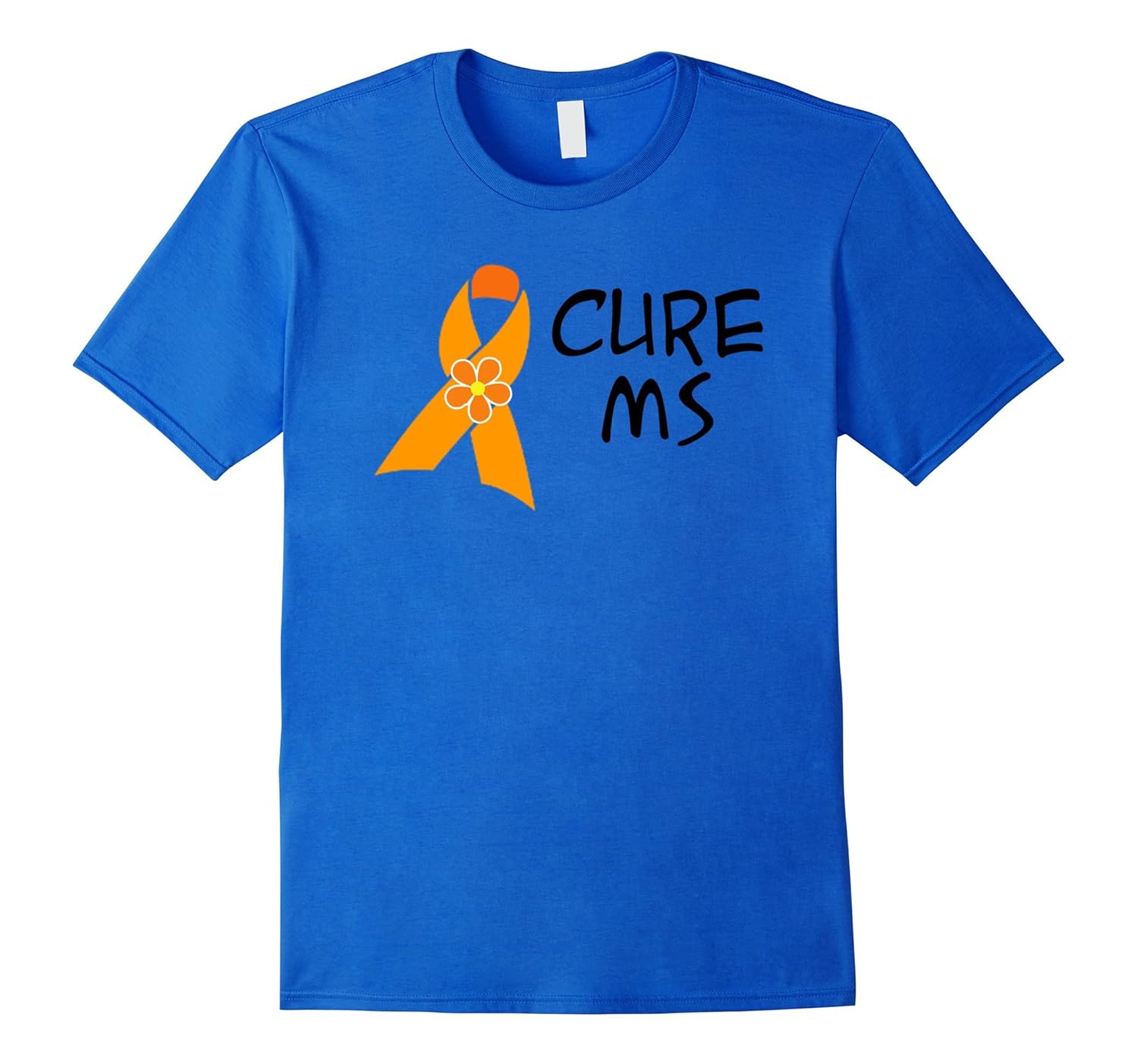 Multiple Sclerosis Cure MS Awareness Ribbon TshirtCD Canditee