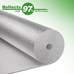 AGHITG Reflective Insulation Sheet - Aluminum Foil