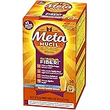 Metamucil Fiber Singles Smooth Texture Sugar Free Orange - 30 Packets