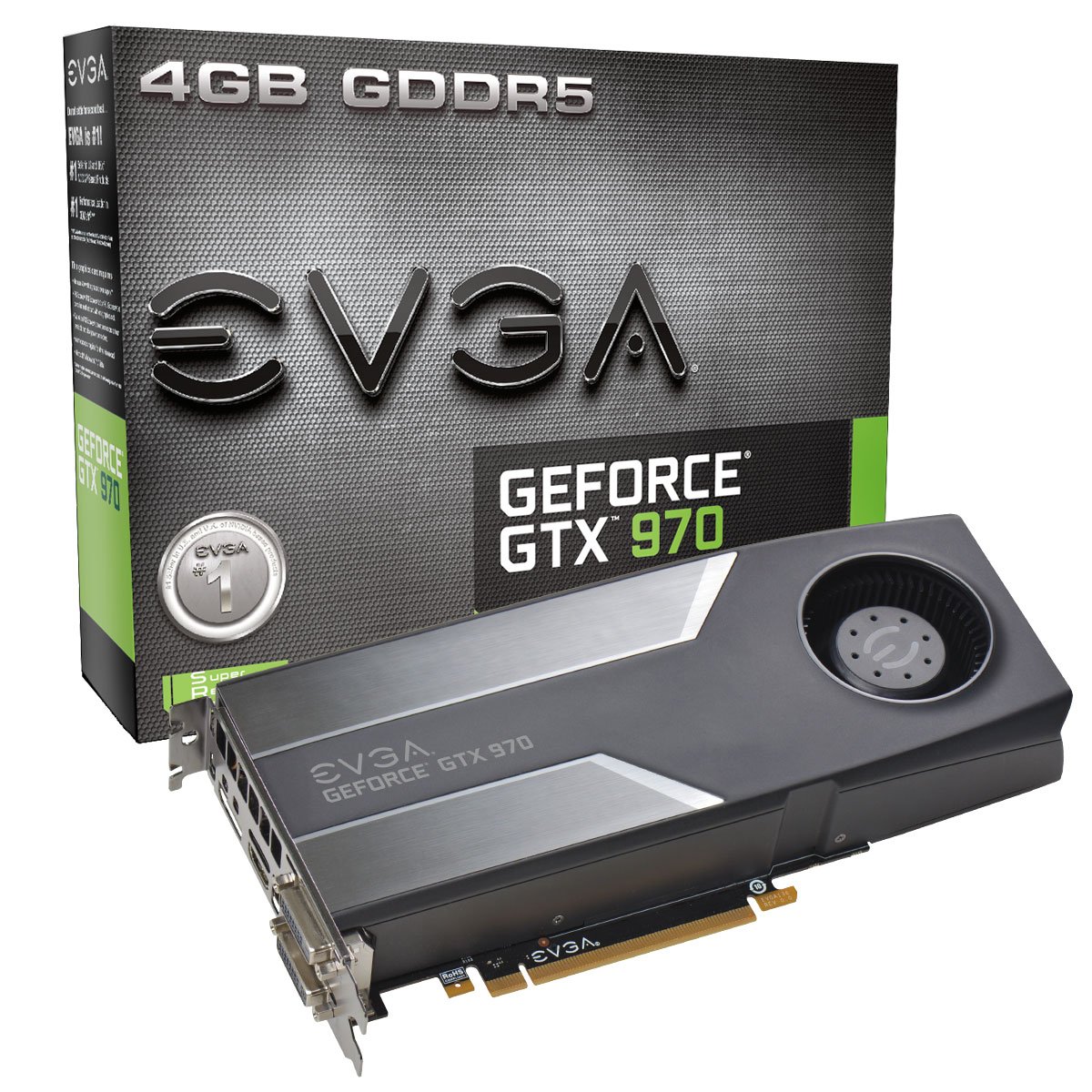 Amazon In Buy Evga Gtx 970 4gb Gddr5 256bit Dvi I Dvi D Hdmi Dp Sli Ready Graphics Card 04g P4 1970 Kr Online At Low Prices In India Evga Reviews Ratings