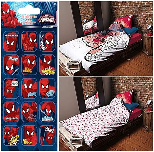 spiderman single bed cover