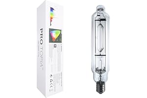 Protopia Metal Halide Grow Light Bulb MH1000WTT76 MH 1000 Watt Growing Lights 6000K 95000Lumens for Indoor Plants Great for C