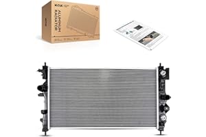 KAX CU13197 Car Engine Radiator, Compatible with 2011-2013 Cruze, 2014-2015 Cruze 1.4T, 2014-2015 Cruze 1.8L, 2016 Cruze Limited 1.4T, 2016 Cruze Limited 1.8L