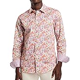 Robert Graham Men's Cardwell Long Sleeve Button Down Woven Shirt