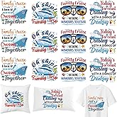 EoBeCy 16 Sheets Cruise Iron on Transfers for T-Shirts, Family Trip DTF Transfers Ready to Press Heat Transfers Vinyl, Iron on Patches Decals for Clothes Bag Hoodie Pillow Covers DIY Crafts