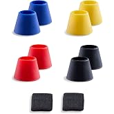 Yuyongshuai Bat Grip Choke Up Rings,Premium Choke Up Rings, Pressure Baseball Rings,Including: 8 Pack Choke up Rings, 2 Wrist Protectors