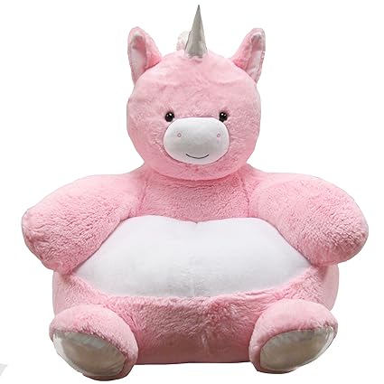animal plush chair unicorn