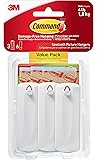Command Sawtooth Picture Hangers Value Pack, White, 3-Hangers (17042-ES)