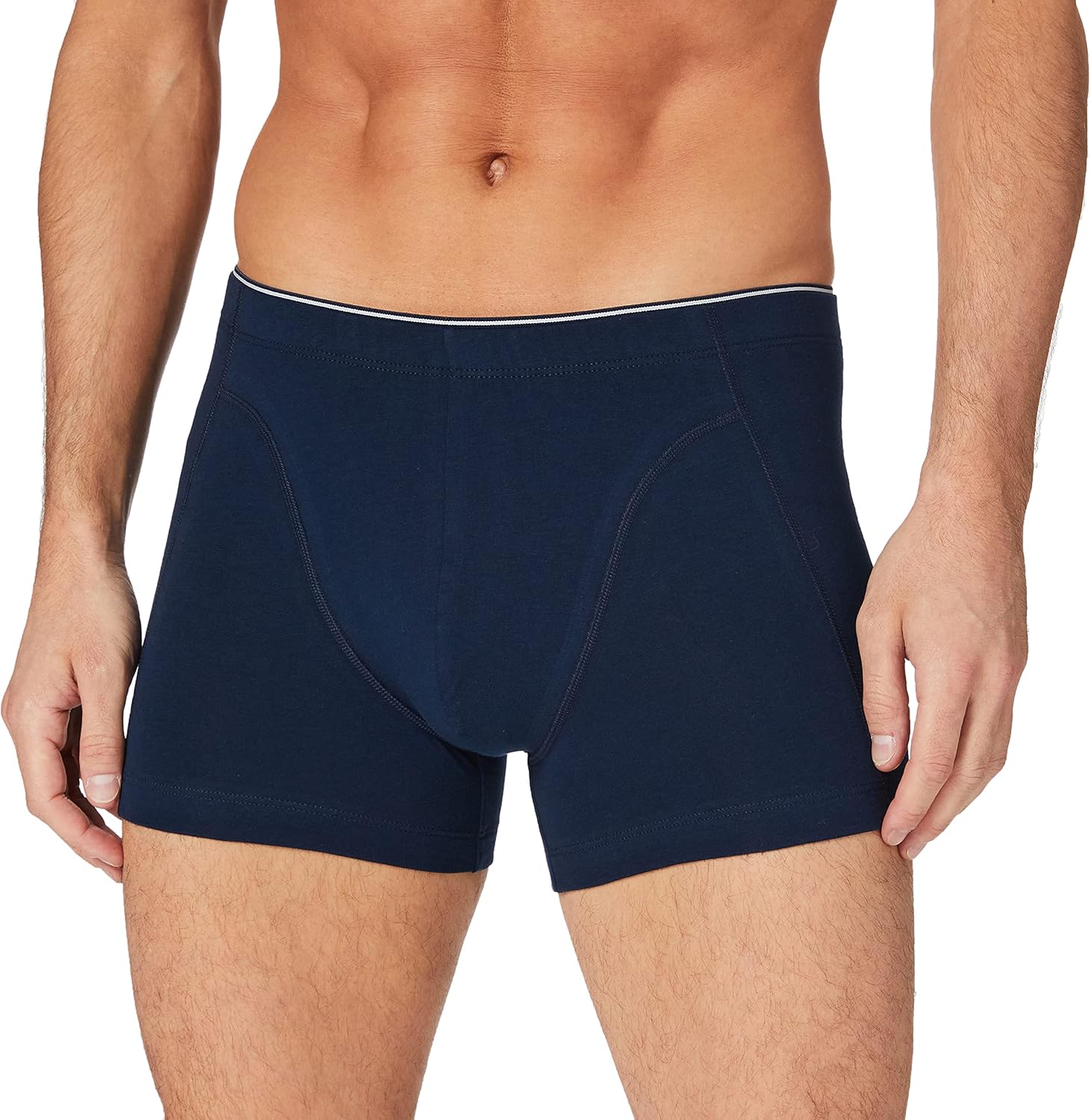 Schiesser Boxershorts van jersey in een set van 2 stuks in zwart online