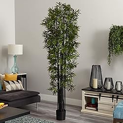Nearly Natural 7ft. Bamboo Artificial Tree with