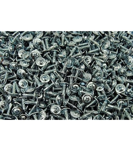 Socket 478 Viti Autoperforanti Phillips Testa Traliccio #8 X 3/4 - 2900 Pezzi, Zincate, Per Lamiere 2900 Viti Acciaio Testa Mod - Foto 9