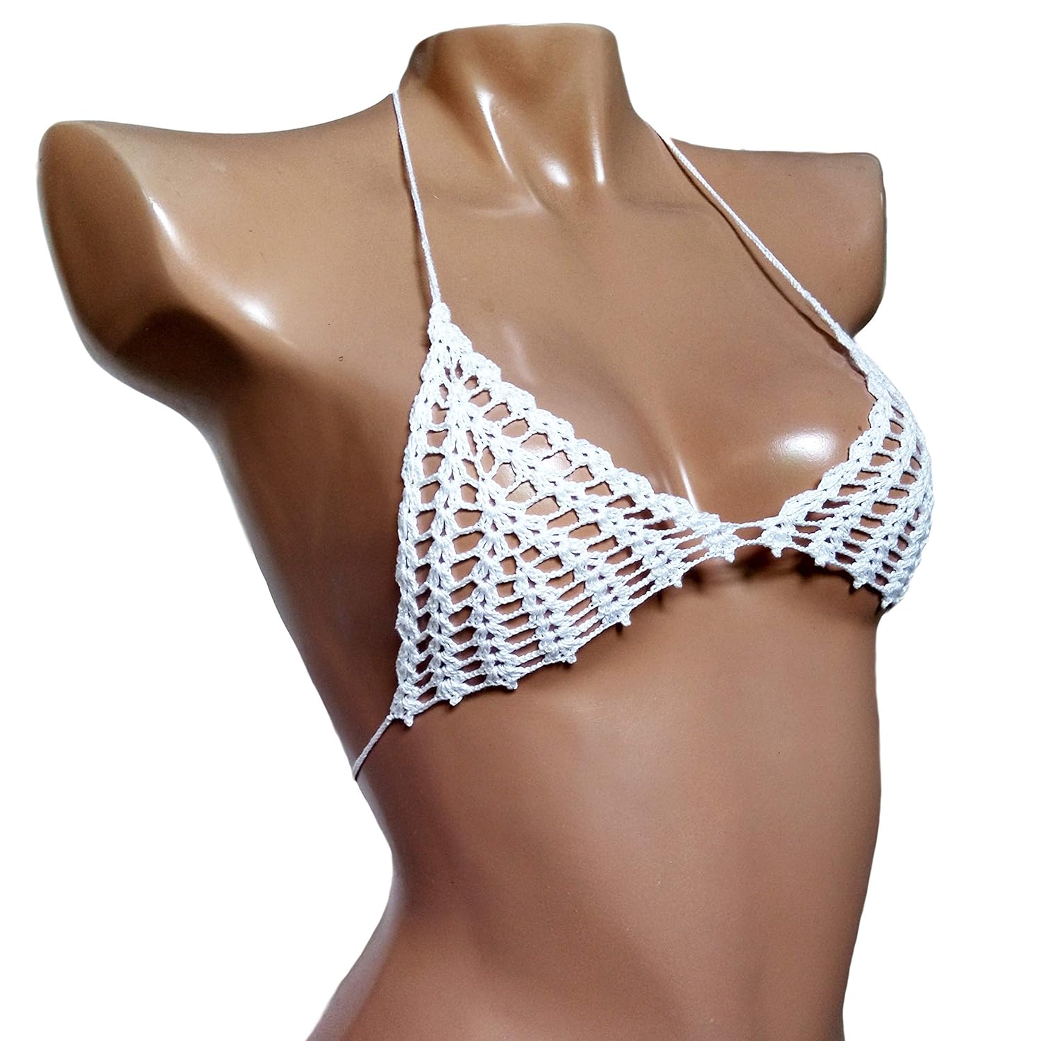 Crochet Extreme Micro Bikini Top See Through Bikini Top My XXX Hot Girl