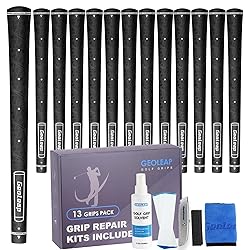 Geoleap Golf Grip Set of 13- Grips with 15 Tapes