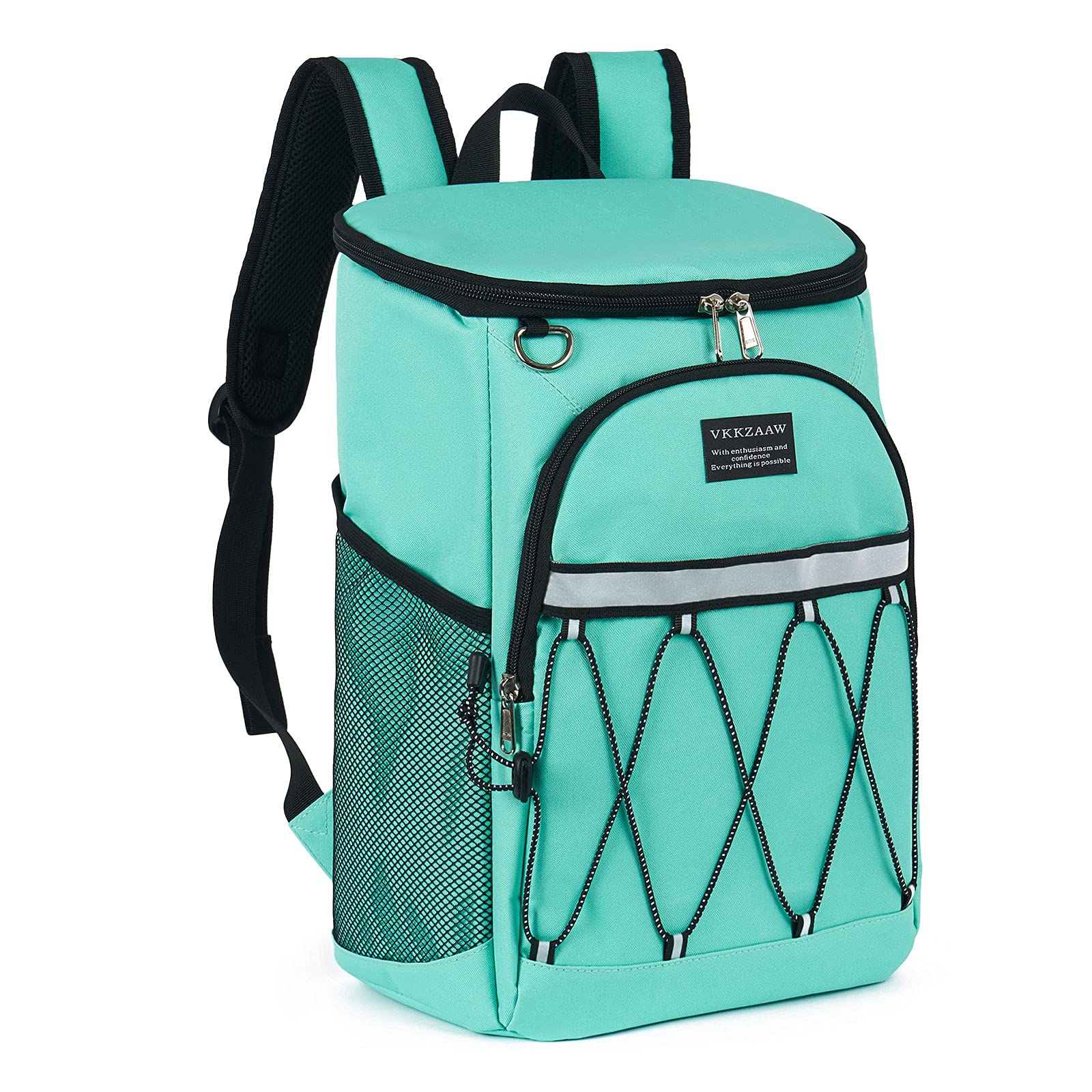 Photo 1 of Backpack Cooler Backpack 26 Cans Insulated Leak Proof for Women Men Beach Camping Picnic Fishing Hiking Lunch Box Soft Backpack Waterproof Cooler Bag,Teal