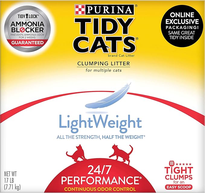 Purina Tidy Cats Light Weight, Low Dust, Clumping Cat Litter