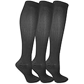 Dr. Scholl's womens Graduated Compression Knee High Socks - Comfort and Fatigue Relief - Mild 8-15 Mmhg