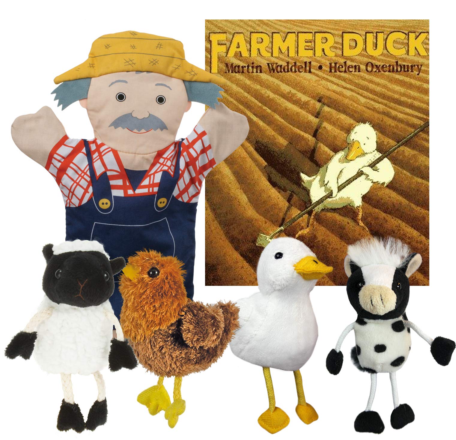 Farmer Duck - Book and Finger Puppets Set