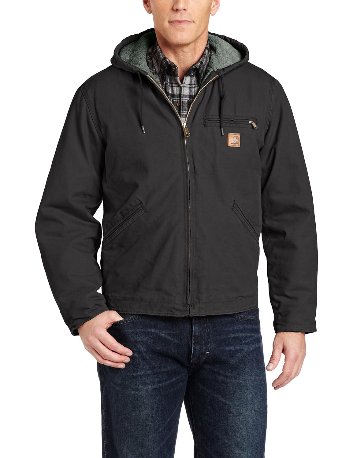 Carhartt Mens Sherpa Lined Sandstone 